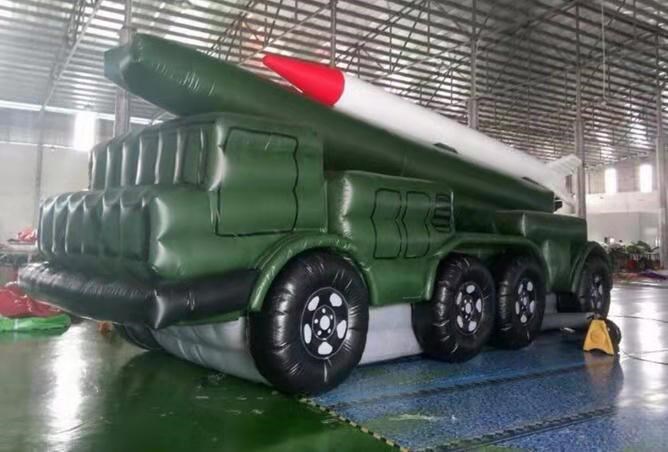 河西军事导弹车